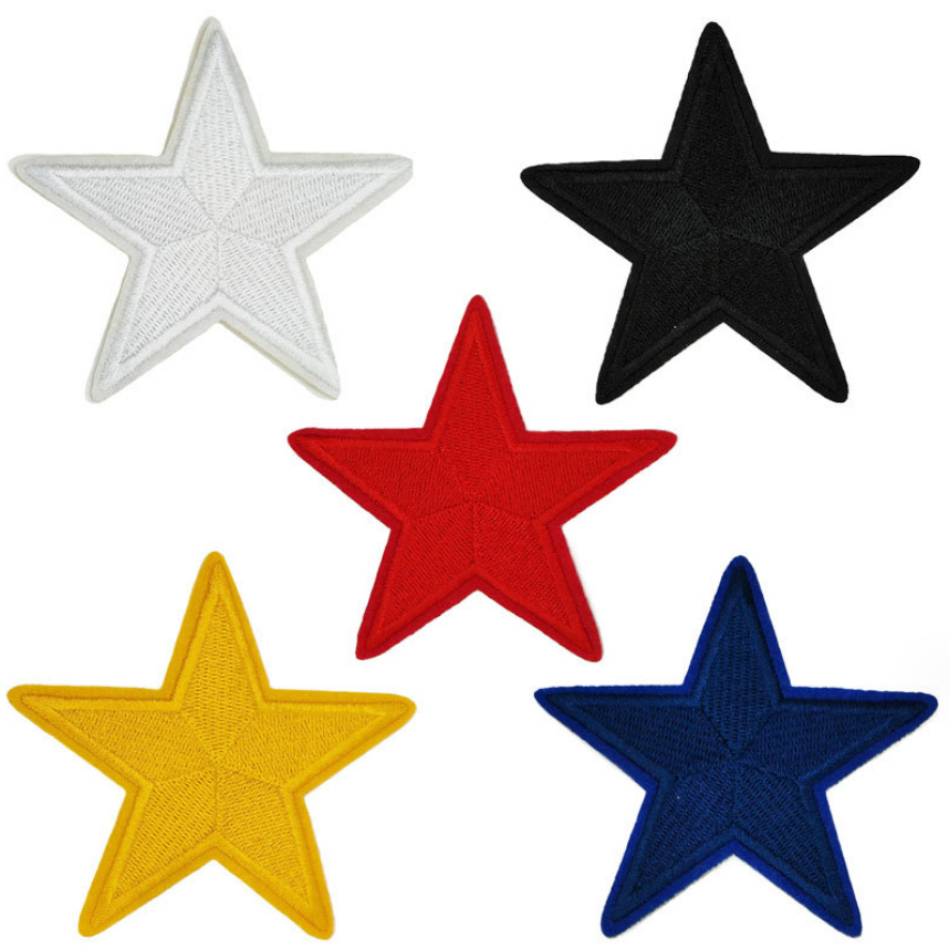 Phone Accessories Pictures - 10 Pcs 9.4cm Big Star Embroidered