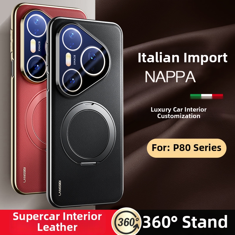 Huawei Pura 70 - Magnetic Leather Case for Huawei Pura