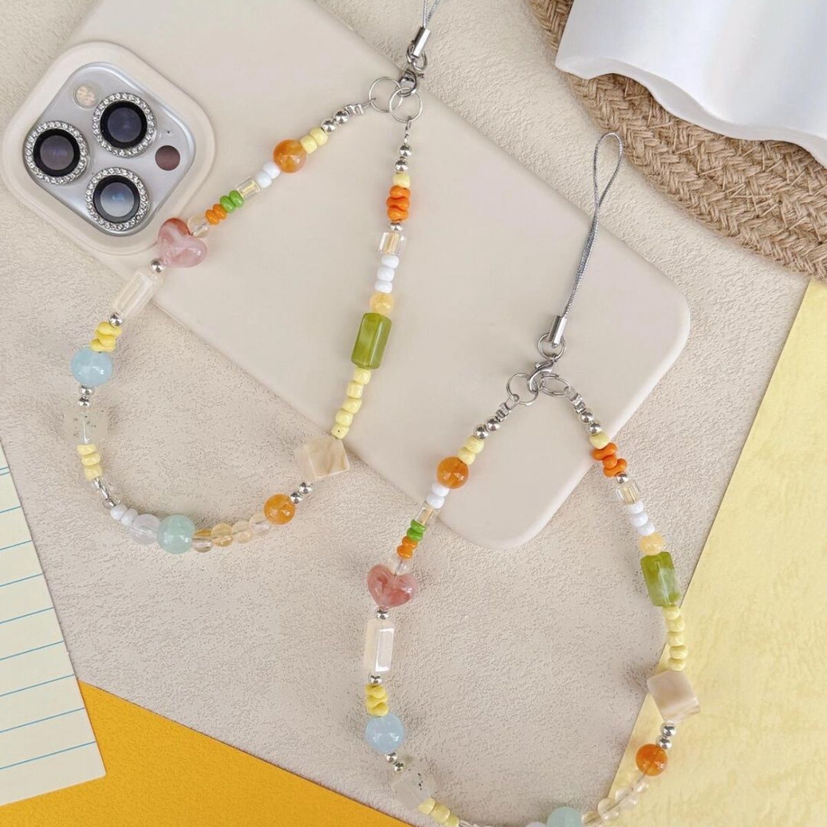 Wholesale 30pcs Orange Beads B - Phone Accessories Wholesale ulasan dan harga