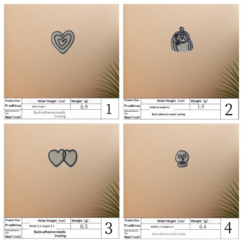 1Set Heart Cat Skull Birds Emb - Phone Accessory ulasan dan harga